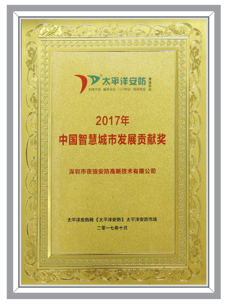 中国智慧城市发展贡献奖